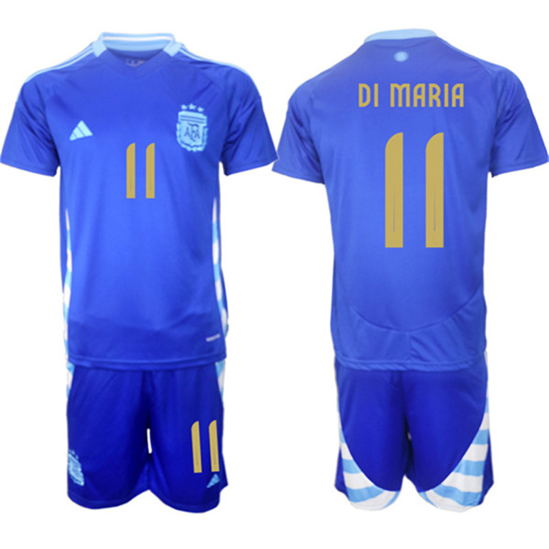 2024 25 Argentina 11 DI MARIA Away Soccer Jersey
