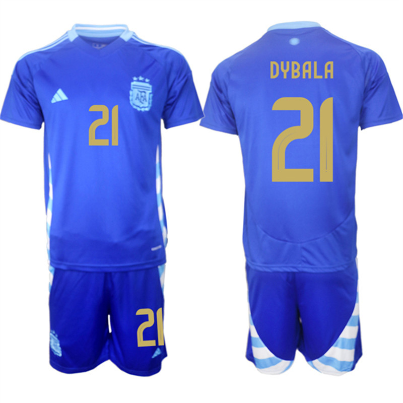 2024 25 Argentina 21 DYBALA Away Soccer Jersey