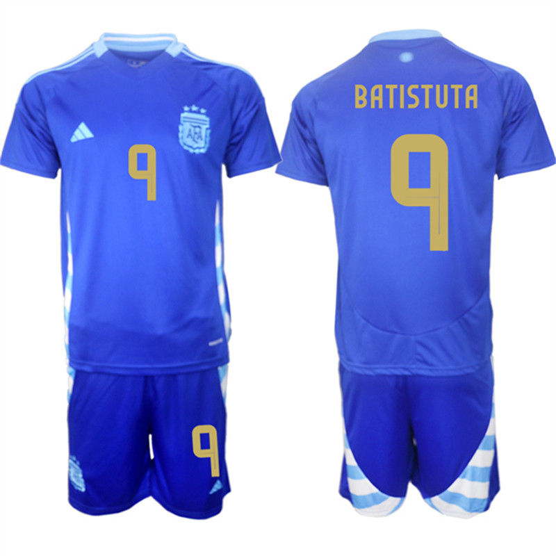 2024 25 Argentina 9 BATISTUTA Away Soccer Jersey