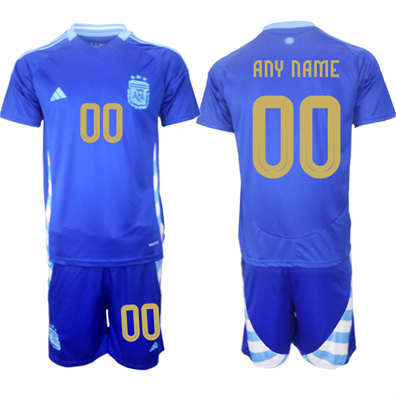 2024 25 Argentina Custom Away Soccer Jersey