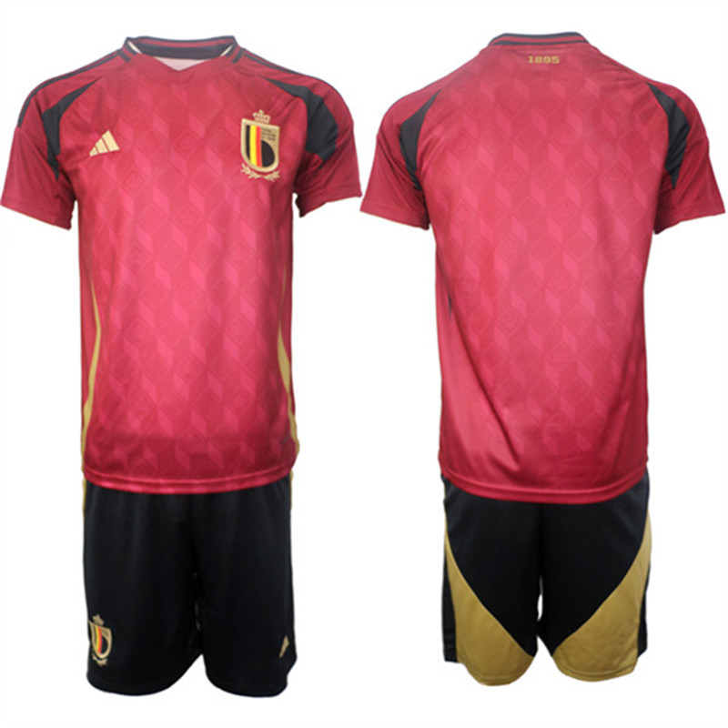 2024 25 Belgium Home Soccer Jersey