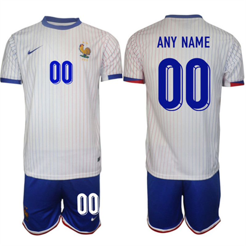 2024 25 France Custom Away Soccer Jersey