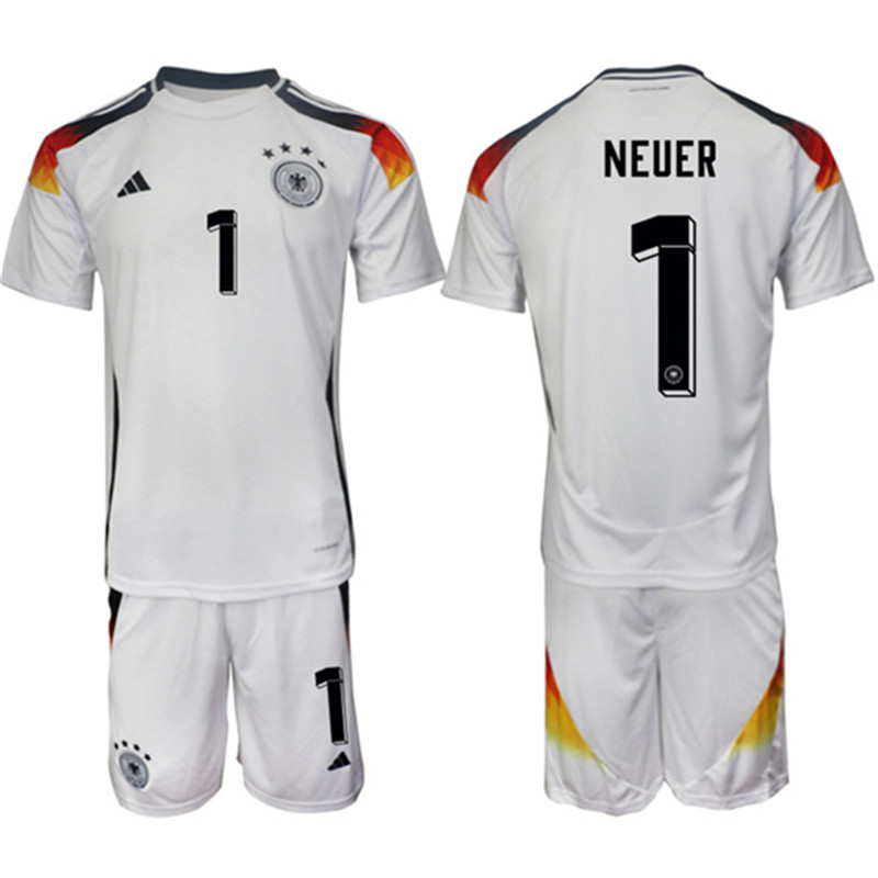2024 25 Germany 1 Manuel Neuer Home Soccer Jersey