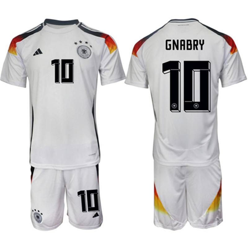 2024 25 Germany 10 Serge Gnabry Home Soccer Jersey