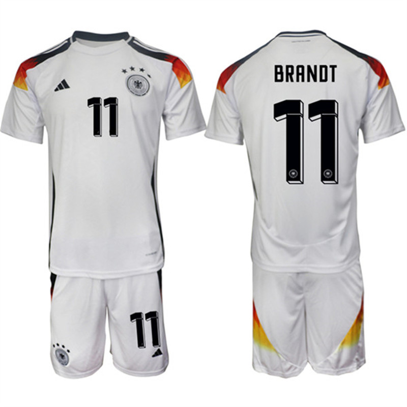 2024 25 Germany 11 Julian Brandt Home Soccer Jersey
