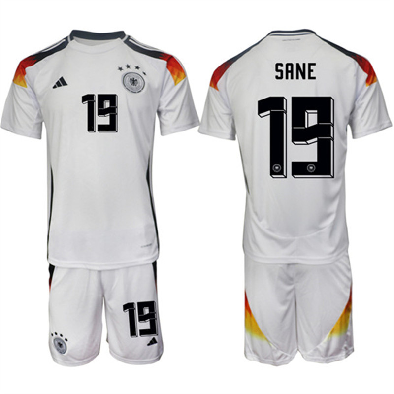2024 25 Germany 19 Leroy Sane Home Soccer Jersey