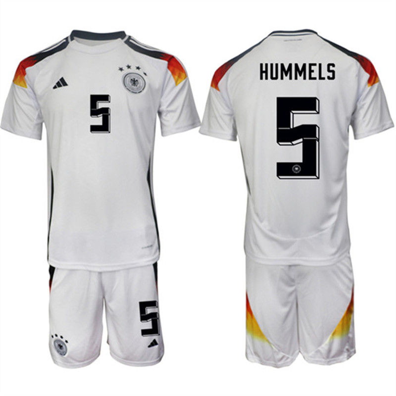 2024 25 Germany 5 Hummels Home Soccer Jersey