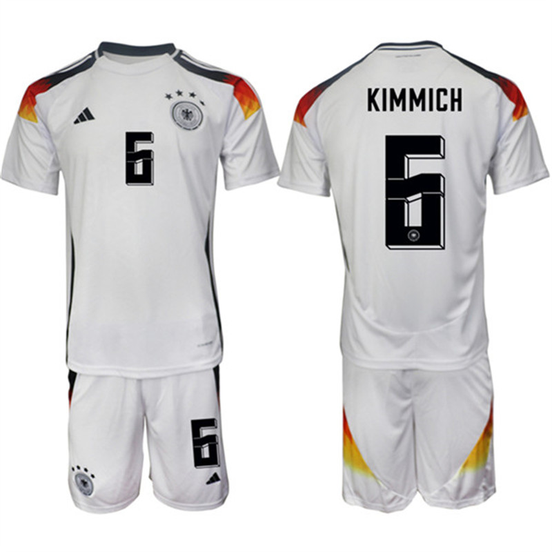 2024 25 Germany 6 Joshua Kimmich Home Soccer Jersey
