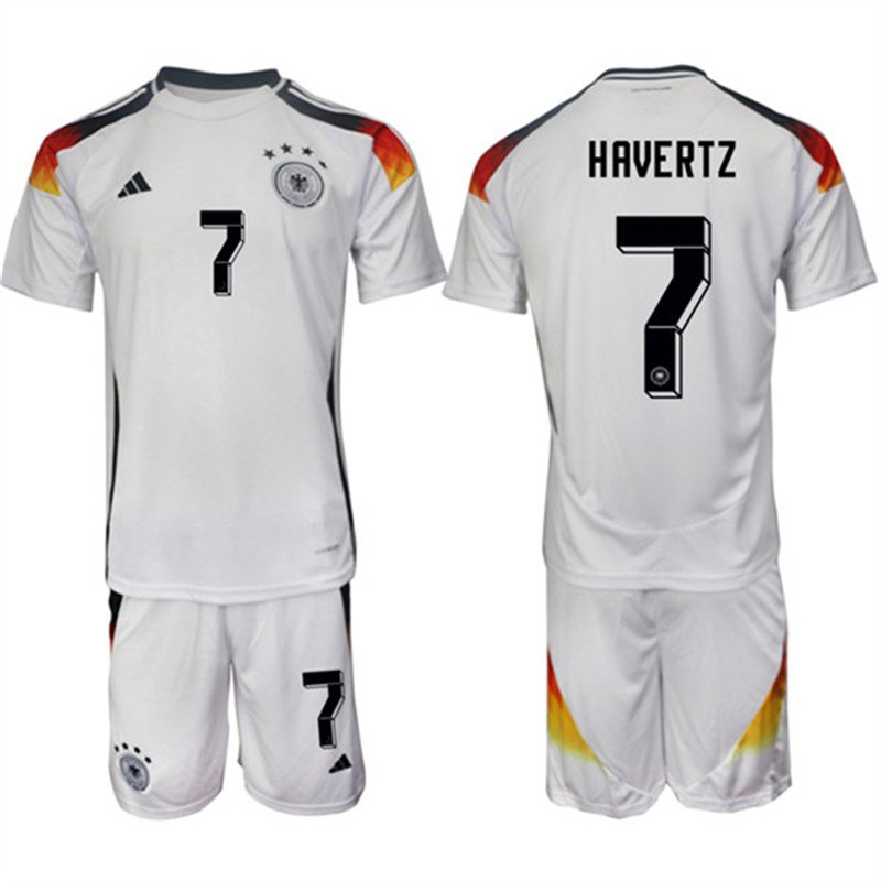 2024 25 Germany 7 Kai Havertz Home Soccer Jersey