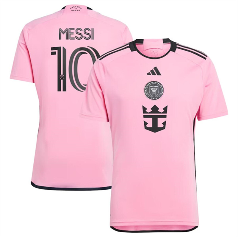 2024 25 Inter Miami 10 Lionel Messi Home Thailand Soccer Jersey