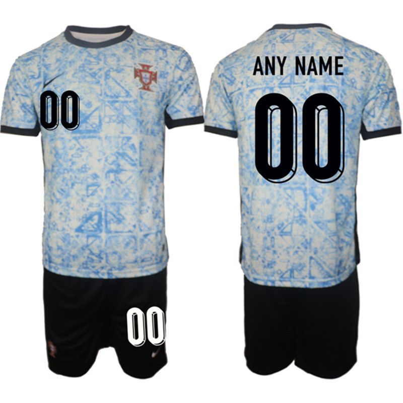 2024 25 Portugal Custom Away Soccer Jersey