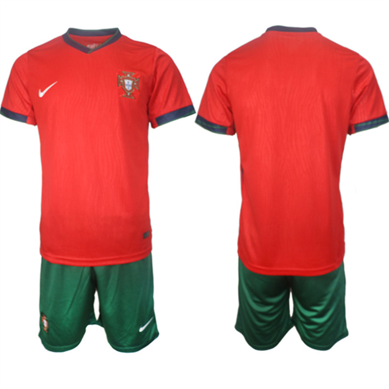 2024 25 Portugal Home Soccer Jersey