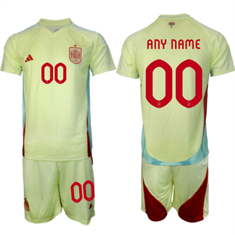 2024 25 Spain Custom Away Soccer Jersey