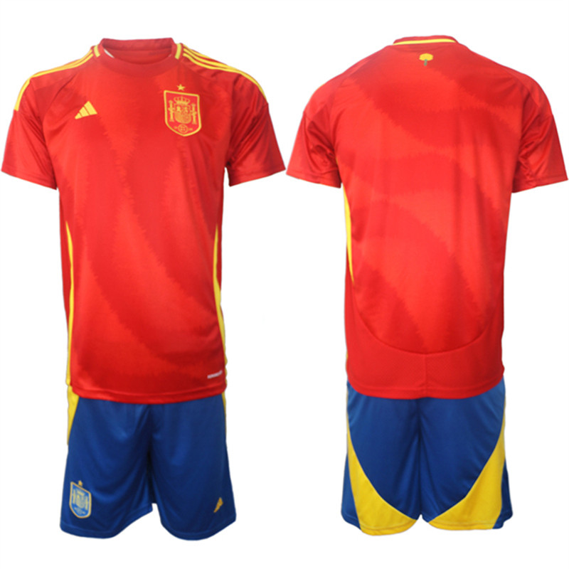 2024 25 Spain Home Soccer Jersey