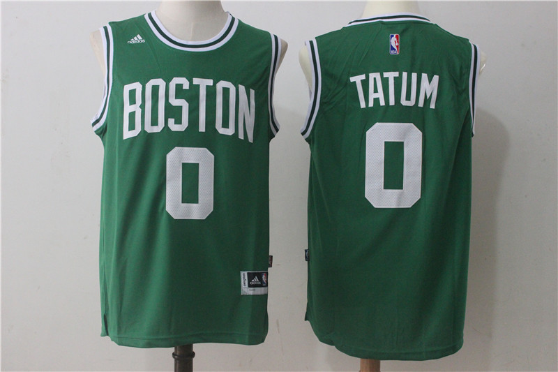  NBA Boston Celtics #0 Jayson Tatum New Revolution 30 Swingman Green Home Jersey