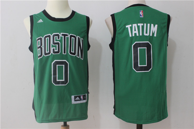  NBA Boston Celtics #0 Jayson Tatum New Revolution 30 Swingman Green Jersey