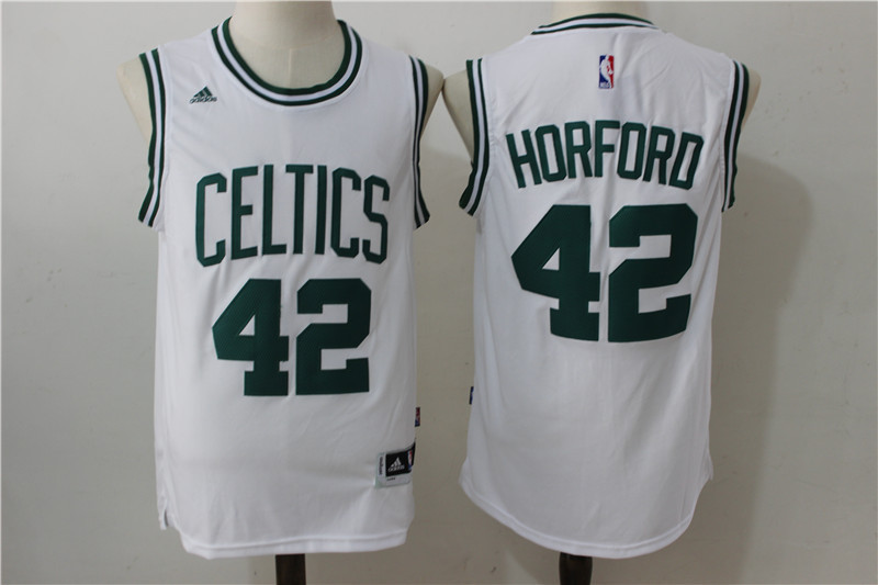  NBA Boston Celtics 42 Al Horford New Revolution 30 Swingman White Jersey