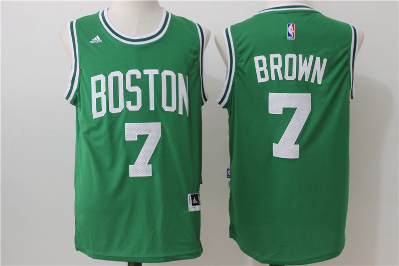  NBA Boston Celtics 7 Jaylen Brown New Revolution 30 Swingman Green Jersey