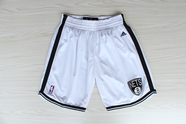  NBA Brooklyn Nets New Revolution 30 Home White Shorts