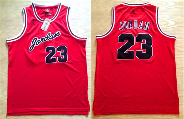  NBA Chicago Bulls 23 Michael Jordan New Revolution 30 Swingman Red Jersey