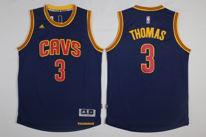  NBA Cleveland Cavaliers #3 Isaiah Thomas jersey New Revolution 30 Swingman Blue Jersey