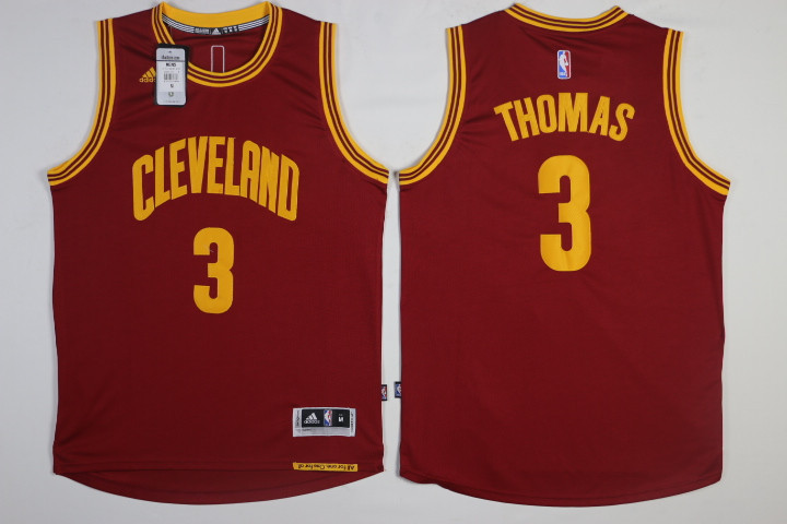  NBA Cleveland Cavaliers #3 Isaiah Thomas jersey New Revolution 30 Swingman Red Jersey