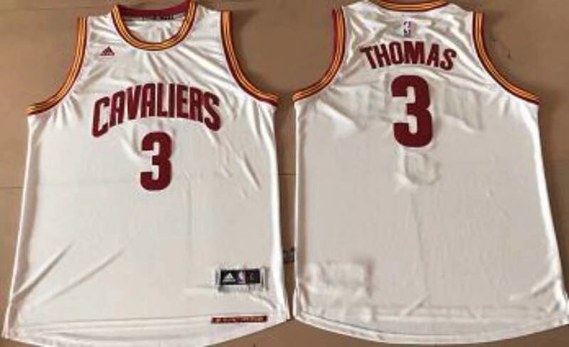 NBA Cleveland Cavaliers #3 Isaiah Thomas jersey New Revolution 30 Swingman White Jersey