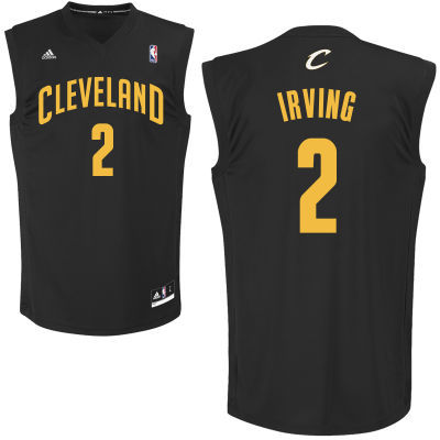  NBA Cleveland Cavaliers 2 Kyrie Irving New Revolution 30 Swingman Black Jersey