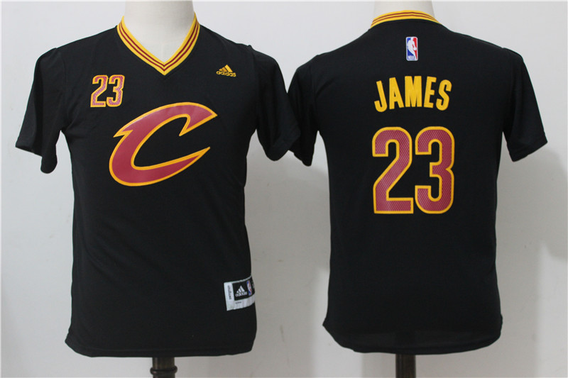  NBA Cleveland Cavaliers 23 Lebron James Kid Jersey New Revolution 30 Swingman Blue Youth Jersey with Sleeve