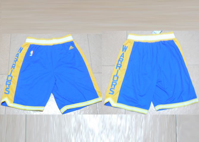  NBA Golden State Warriors The City Hardwood Classic Swingman Blue Short