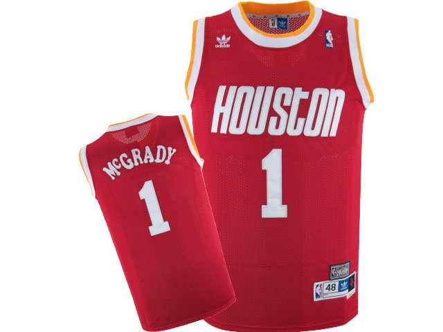  NBA Houston Rockets 1 Tracy McGrady Soul Swingman Red Jersey