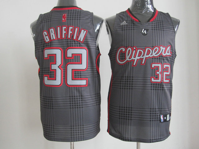  NBA Los Angeles Clippers 32 Blake Griffin Black Square Swingman Jersey
