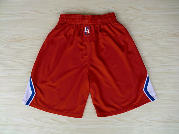  NBA Los Angeles Clippers New Revolution 30 Red Shorts