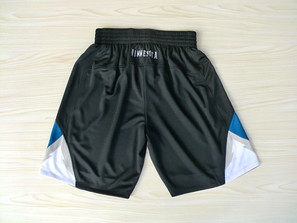  NBA Minnesota Timberwolves New Revolution 30 Black Shorts