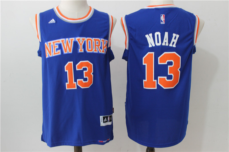 NBA New York Knicks 13 Joakim Noah New Revolution 30 Swingman Blue Jersey