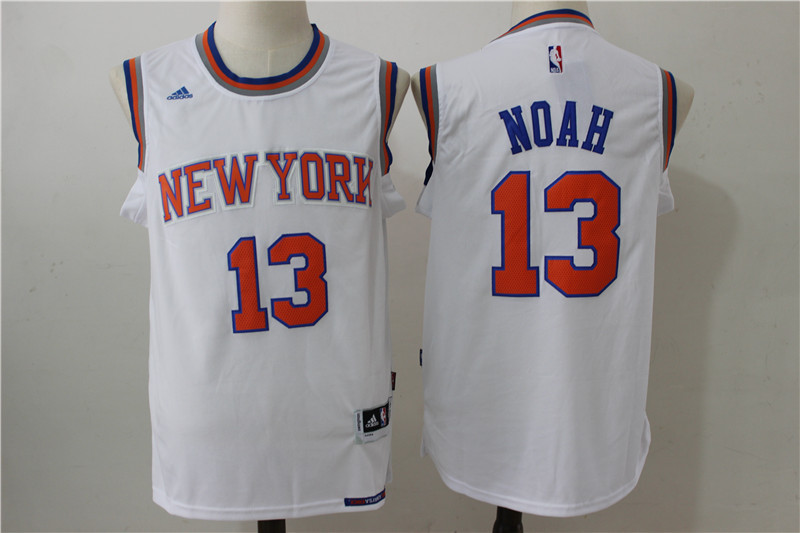  NBA New York Knicks 13 Joakim Noah New Revolution 30 Swingman White Jersey