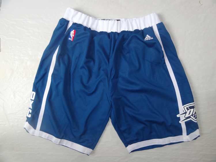  NBA Oklahoma City Thunder New Revolution 30 Swingman Alternate Blue Short