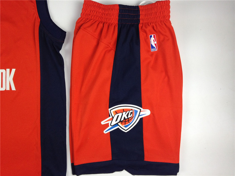  NBA Oklahoma City Thunder New Revolution 30 Swingman Road Dark Blue short