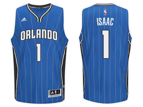  NBA Orlando Magic 1 Jonathan Isaac New Revolution 30 Swingman Blue Jersey