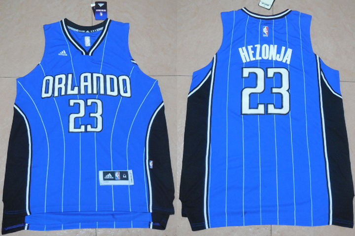  NBA Orlando Magic 23 Mario Hezonja New Revolution 30 Swingman Blue Jersey
