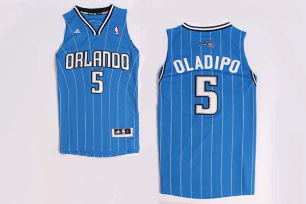 NBA Orlando Magic 5 Victor Oladipo New Revolution 30 Swingman Blue Jersey