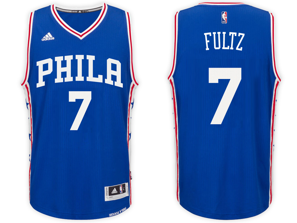  NBA Philadelphia 76ers 20 Markelle Fultz New Rev 30 Swingman Blue Jersey