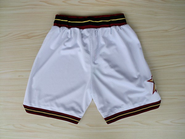  NBA Philadelphia 76ers New Revolution 30 White Shorts