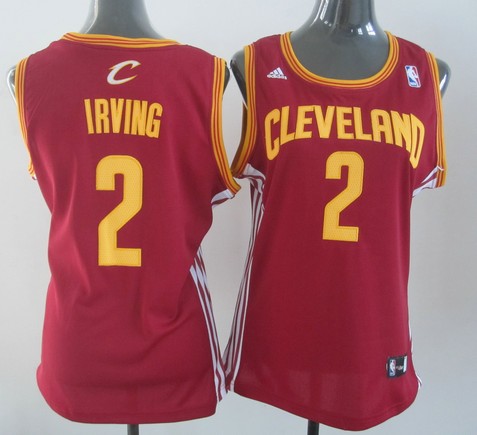  NBA Women Cleveland Cavaliers 2 Kyrie Irving Swingman Red Jersey