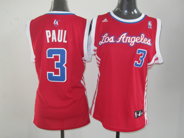  NBA Women Los Angeles Clippers 3 Chris Paul Swingman Red Jersey