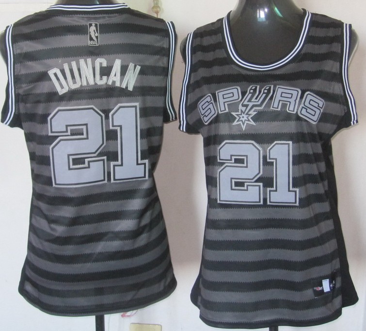  NBA Women San Antonio Spurs 21 Tim Duncan Groove Fashion Swingman Jersey