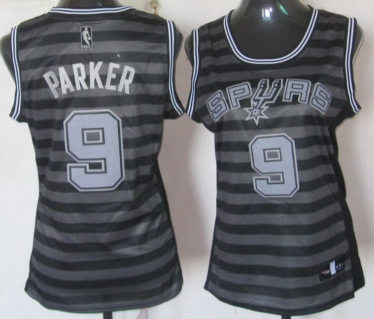  NBA Women San Antonio Spurs 9 Tony Parker Groove Fashion Swingman Jersey