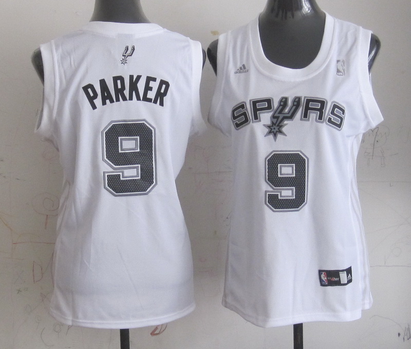  NBA Women San Antonio Spurs 9 Tony Parker New Revolution 30 Swingman White Jersey