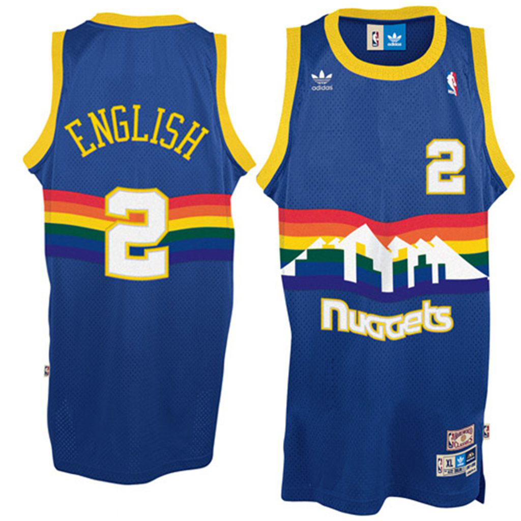 Alex English Denver Nuggets Soul Swingman Throwback Jersey