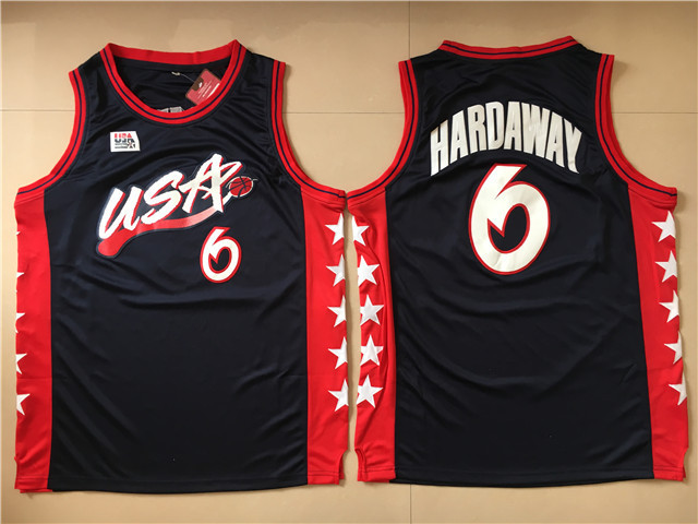 Anfernee Hardaway 1996 Atalanta olympics usa dream team usa Blue jersey